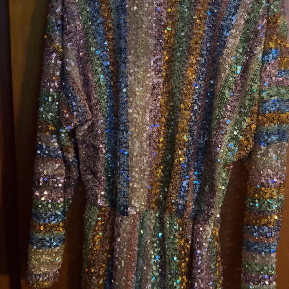 AKIRA Multicolor Sequin Romper - Picture 4 of 4